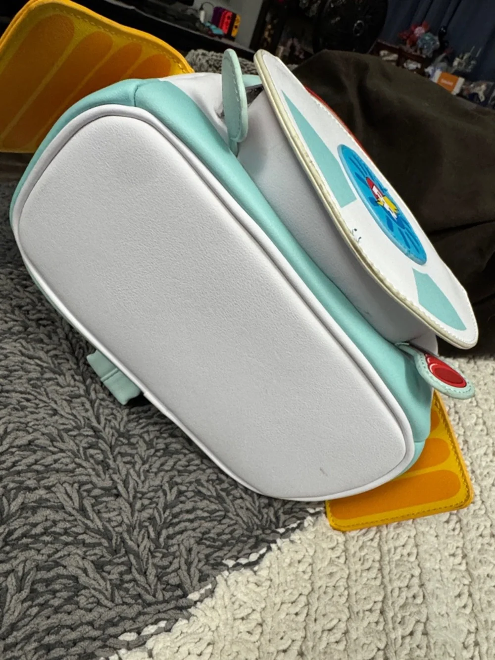 Loungefly Red Pink Rescue Rangers Mini Backpack - Picture 6 of 6